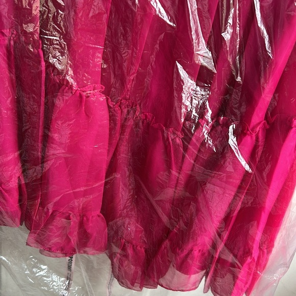 Mac Duggal Hot Pink Gown 68524 • Size 14 • NWT  evening wedding pageant - Picture 13 of 13